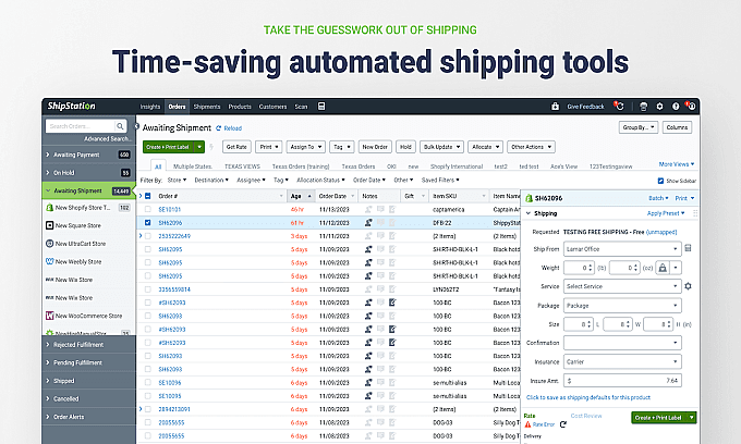 ShipStation screenshot 2