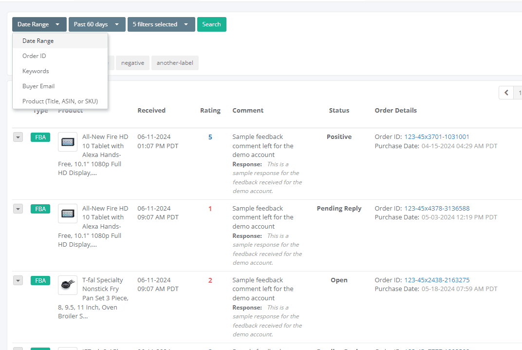 FeedbackWhiz screenshot 2