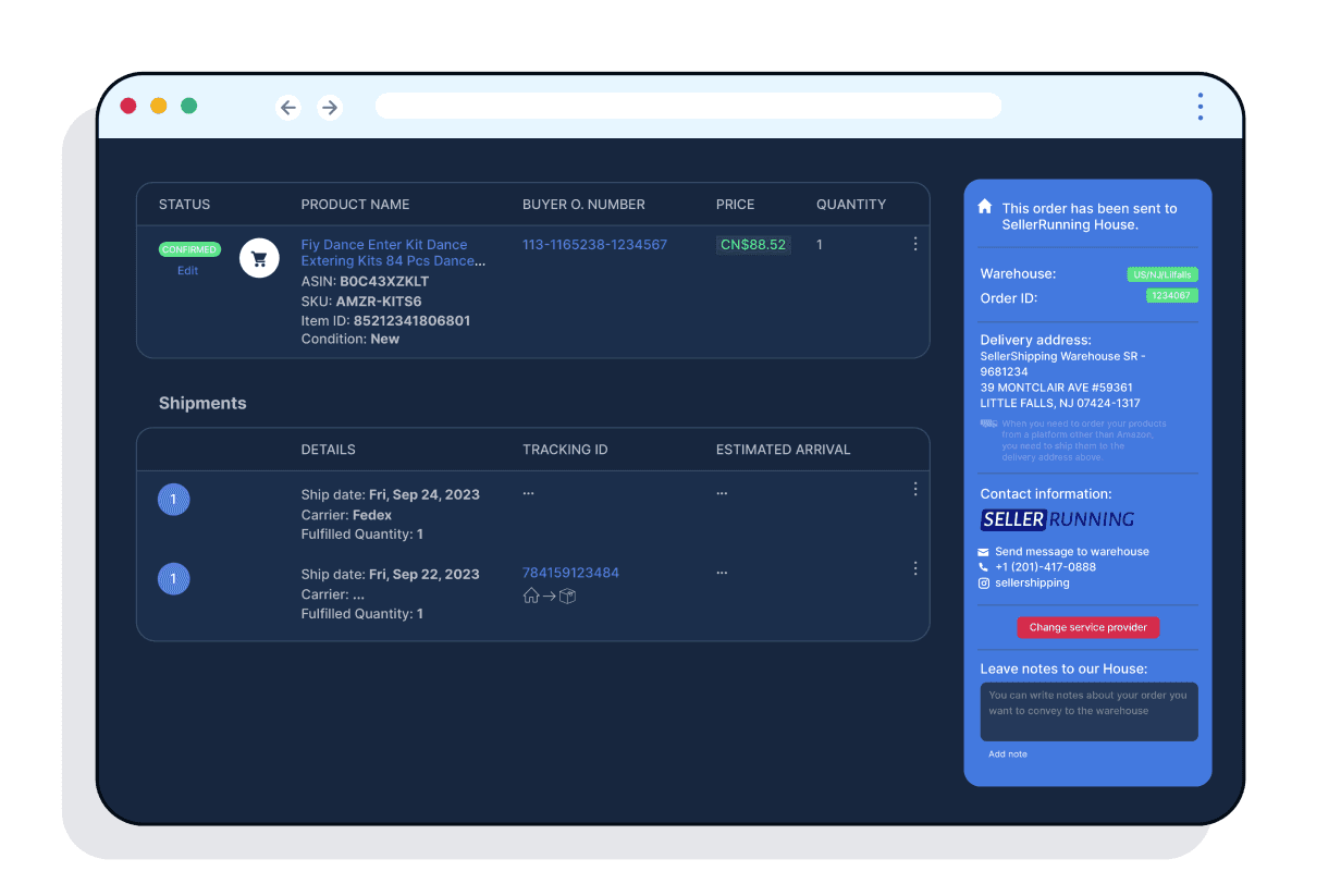 SellerRunning screenshot 1