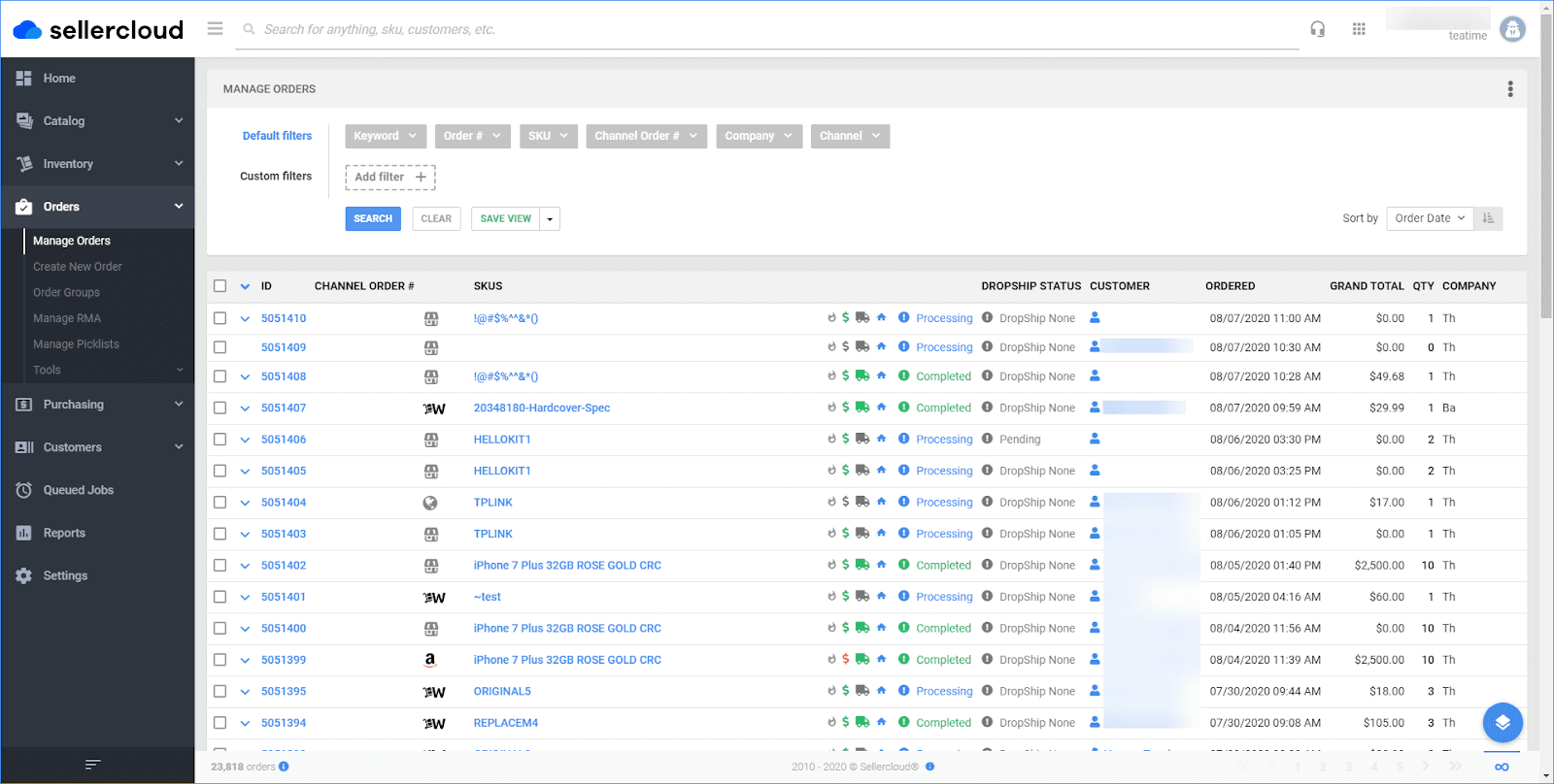 Sellercloud screenshot 2