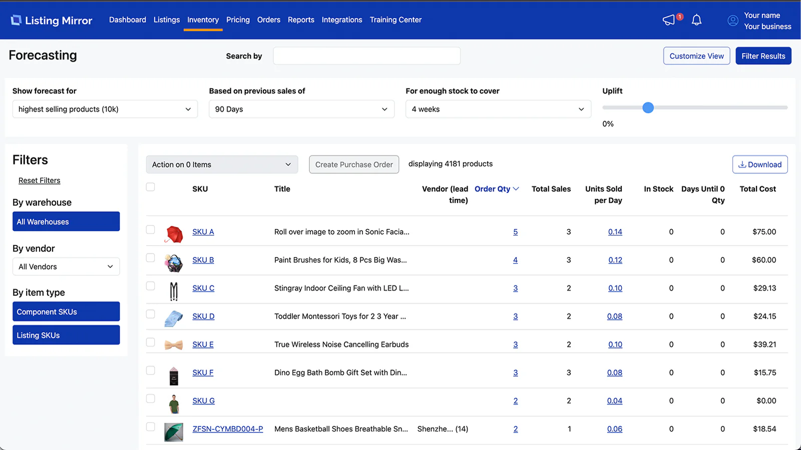 Listing Mirror screenshot 3