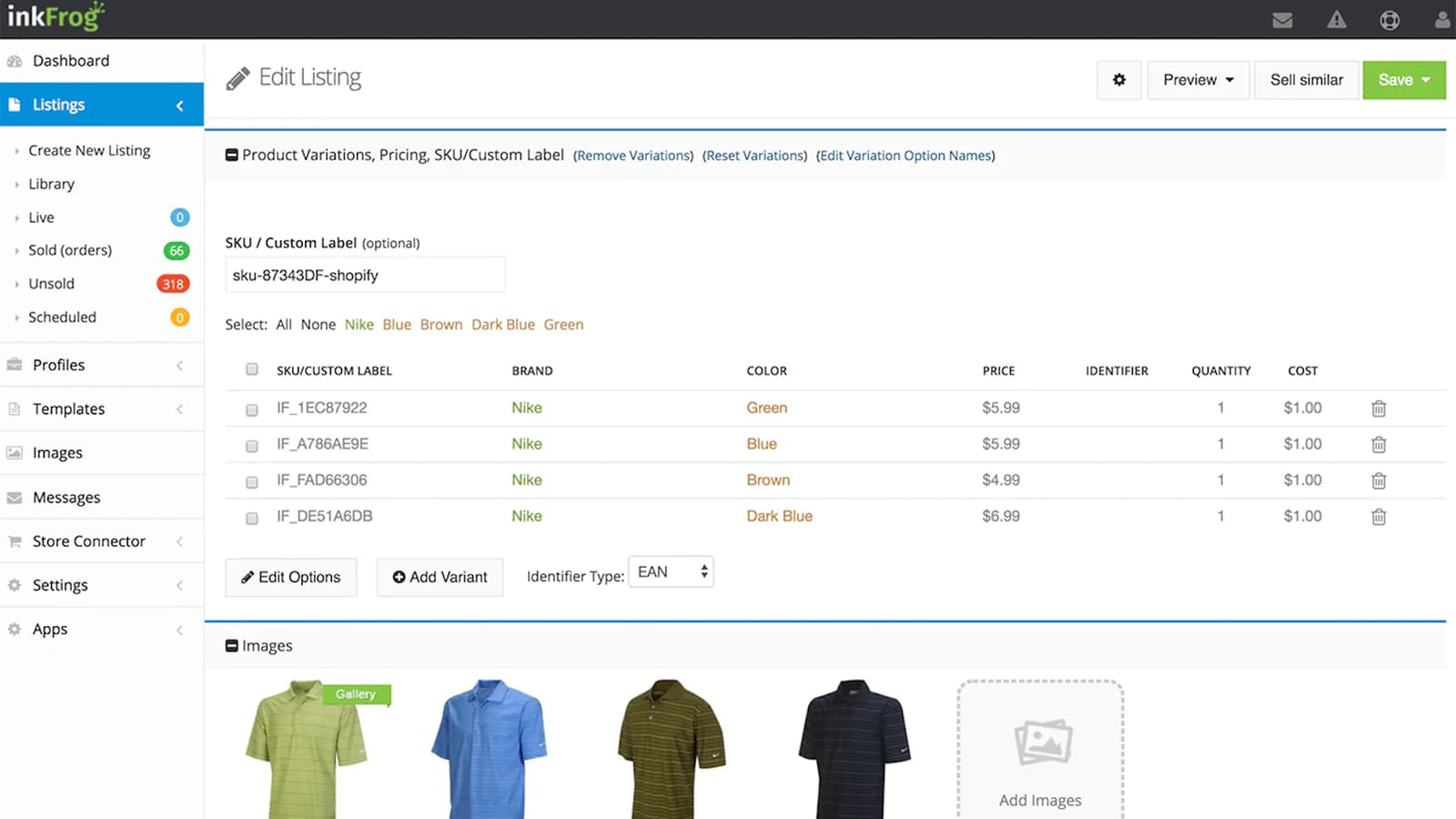 Inkfrog screenshot 1