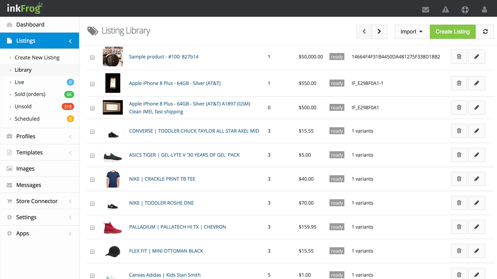 Inkfrog screenshot 2