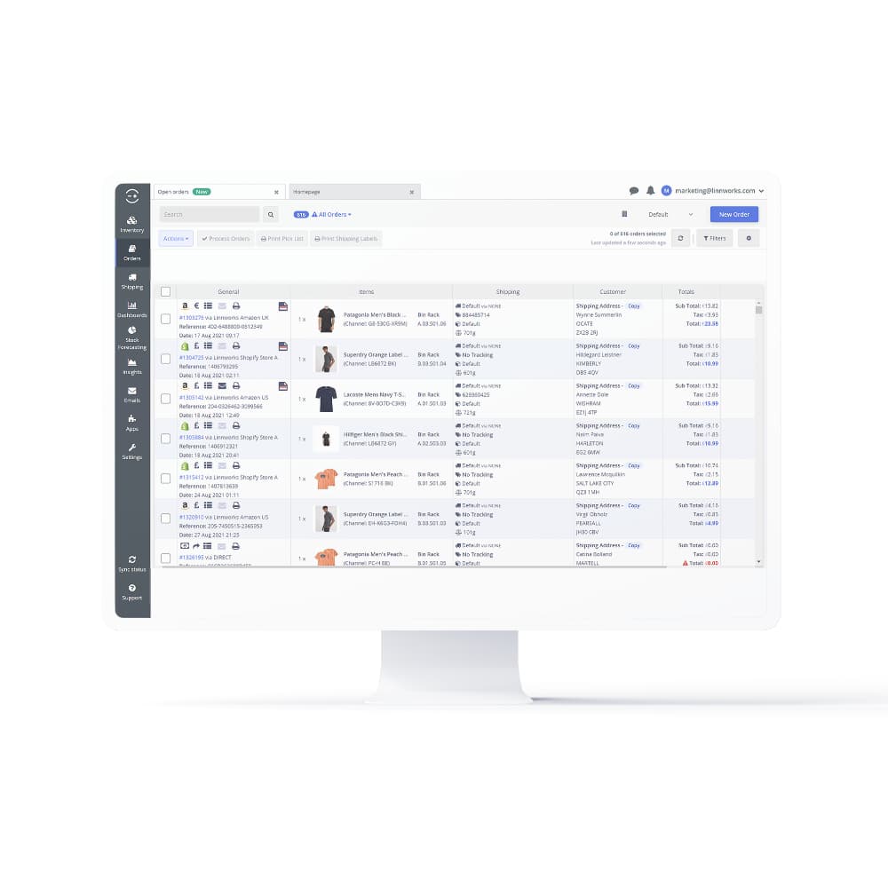 Linnworks screenshot 2