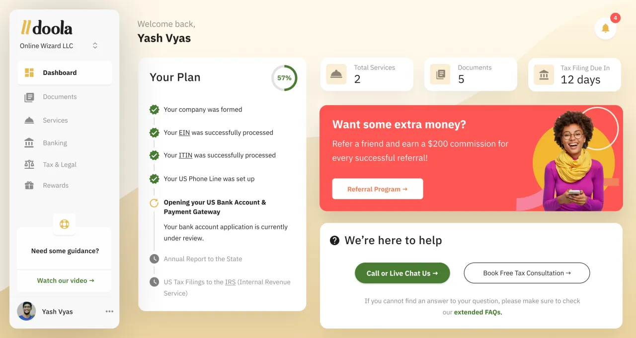 doola screenshot 1