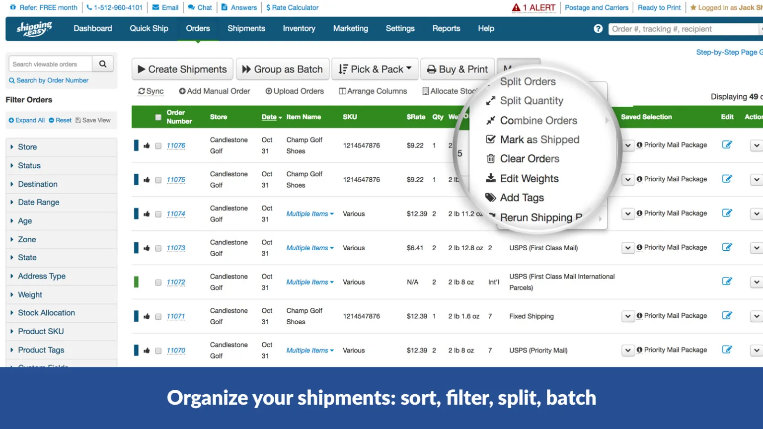 ShippingEasy screenshot 2