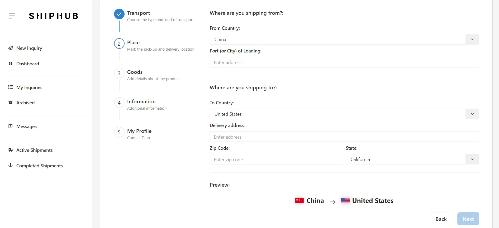 Shiphub screenshot 1