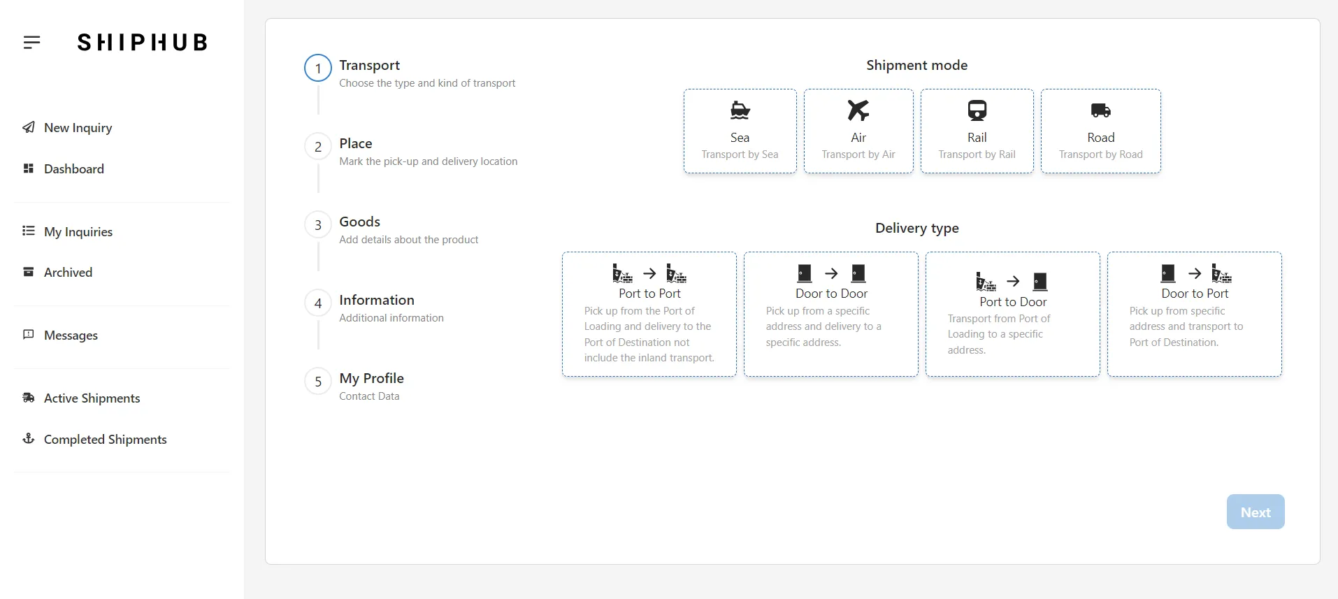 Shiphub screenshot 2