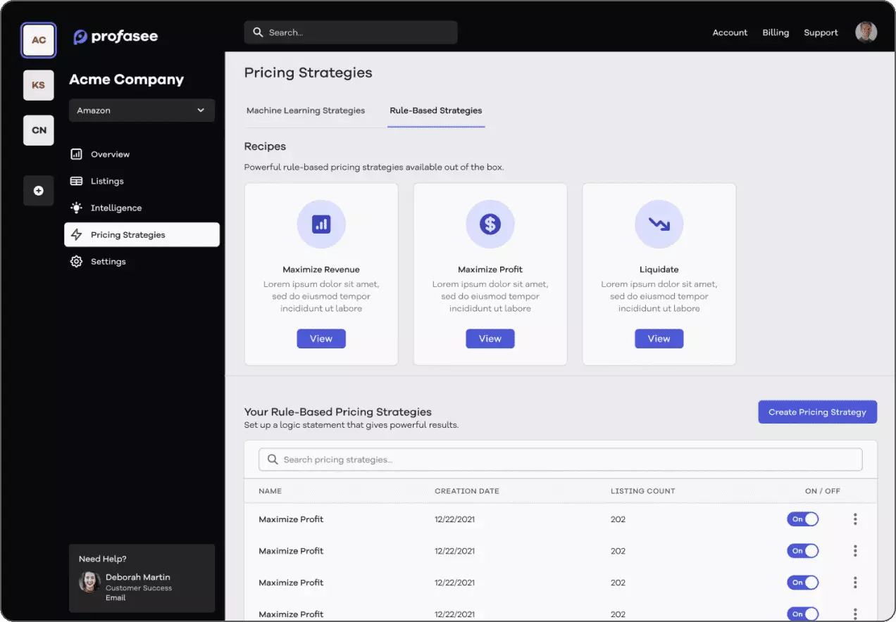 Profasee screenshot 1