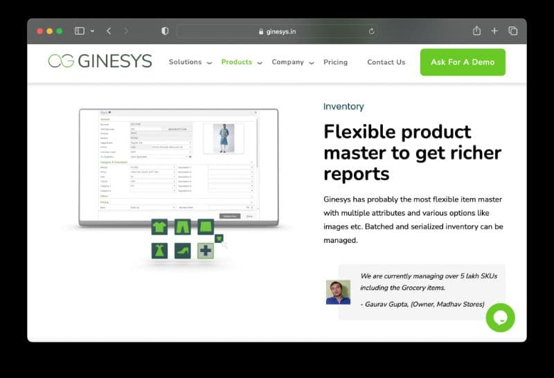 Ginesys screenshot 5