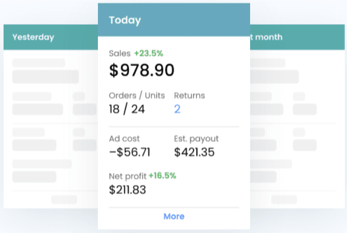 Sellerboard screenshot 2